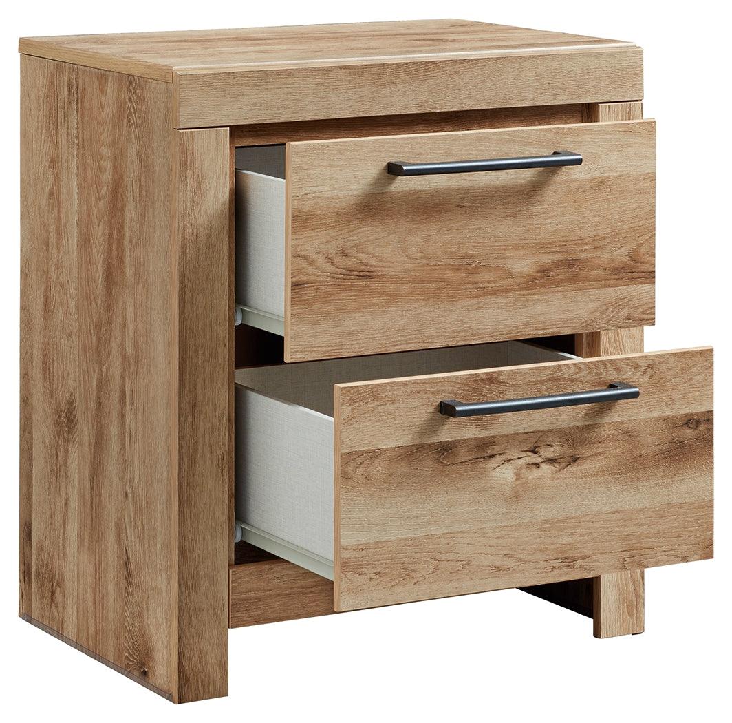 Hyanna Tan Nightstand - Ella Furniture