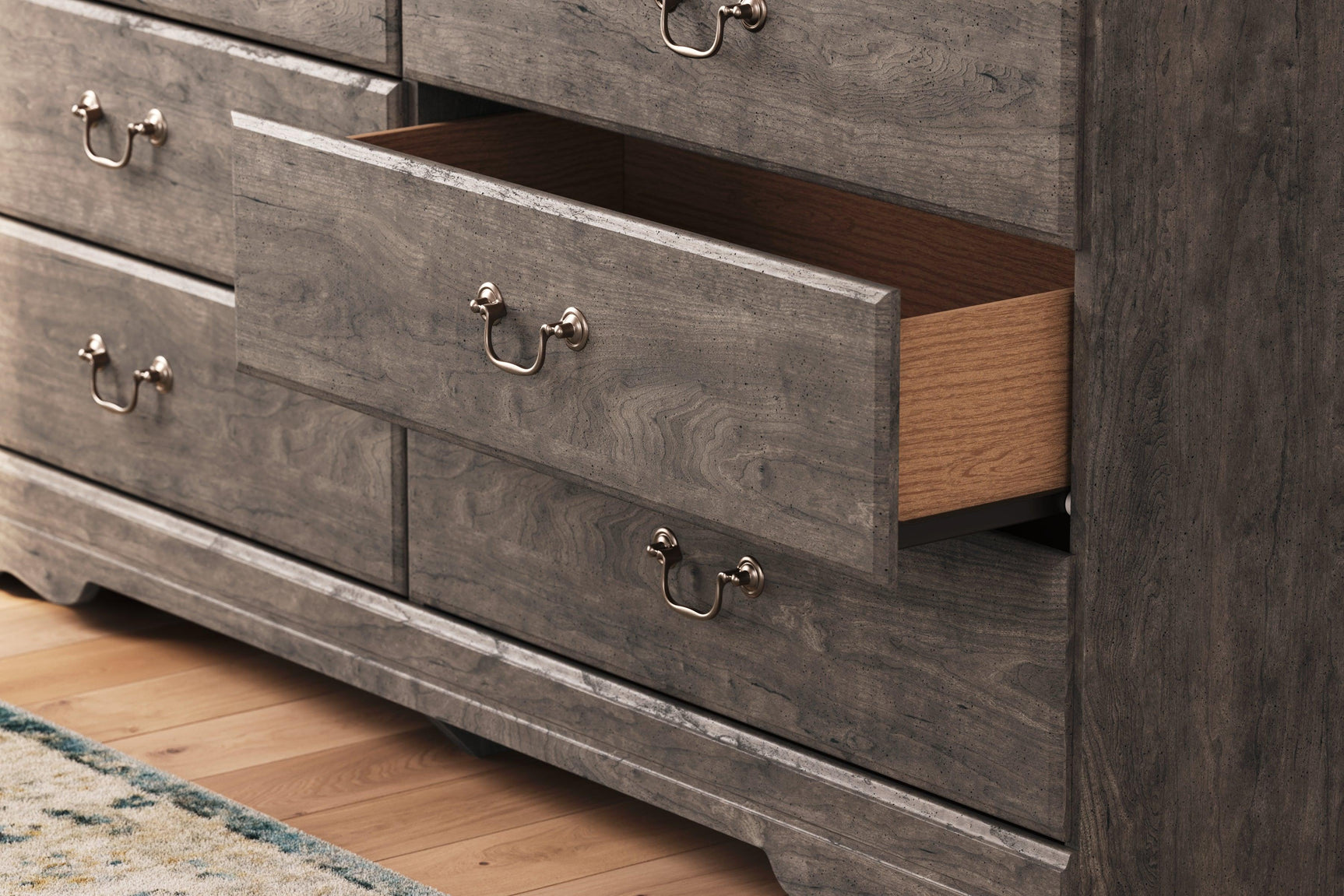 Bayzor Gray Dresser - Ella Furniture