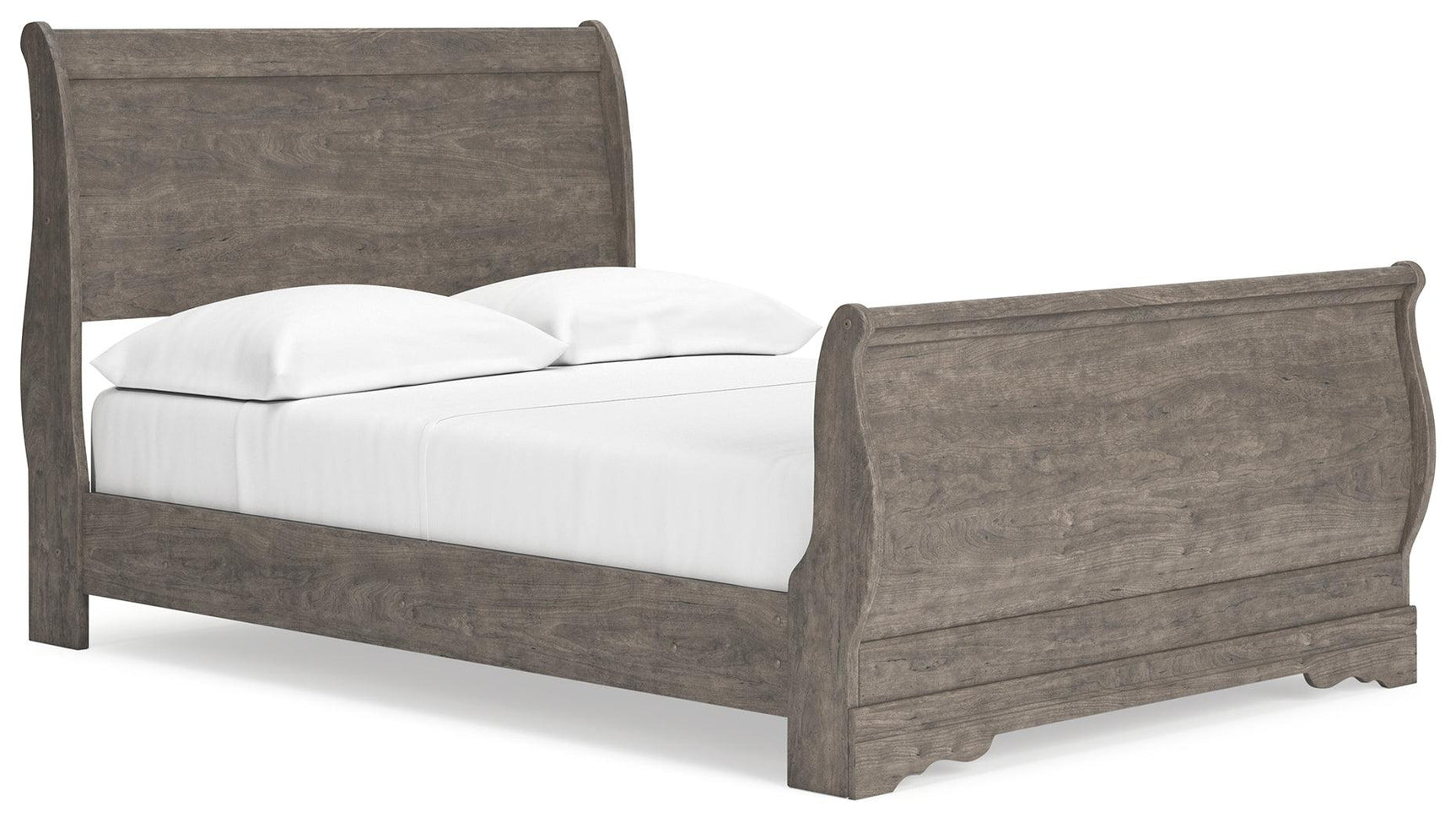 Bayzor Gray Full Sleigh Bed - Ella Furniture