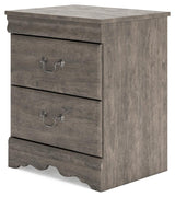 Bayzor Gray Nightstand - Ella Furniture