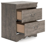 Bayzor Gray Nightstand - Ella Furniture