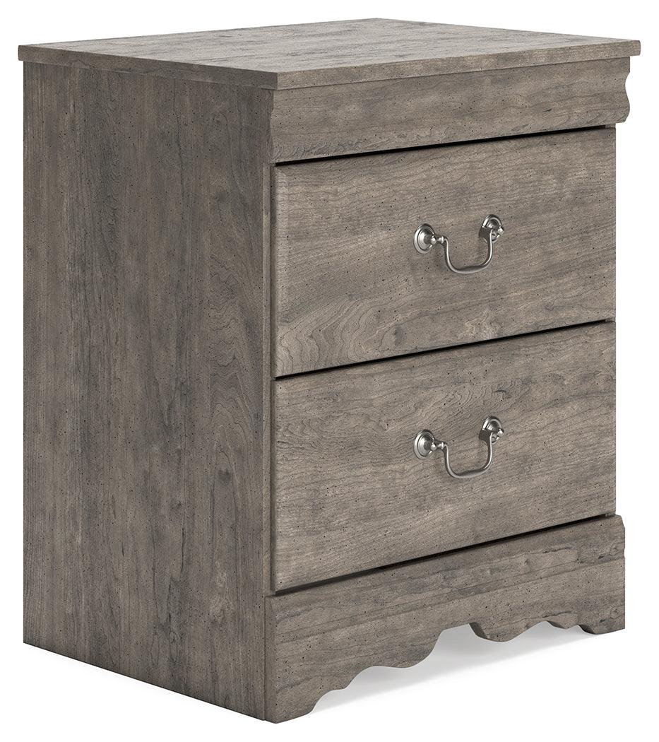 Bayzor Gray Nightstand - Ella Furniture