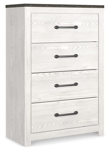 Gerridan White/Gray Chest Of Drawers - Ella Furniture