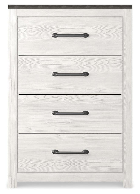 Gerridan White/Gray Chest Of Drawers - Ella Furniture