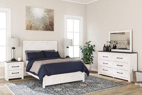 Gerridan White/Gray Dresser And Mirror - Ella Furniture