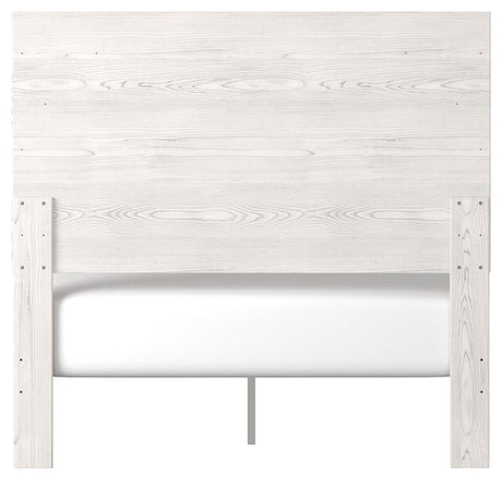 Gerridan White/Gray Full Panel Bed - Ella Furniture