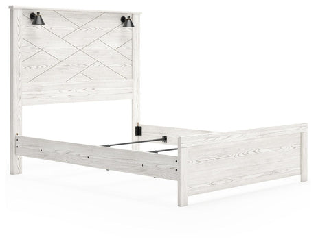 Gerridan White/Gray Queen Panel Bed B1190B7 - Ella Furniture