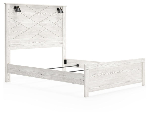 Gerridan White/Gray Queen Panel Bed B1190B7 - Ella Furniture