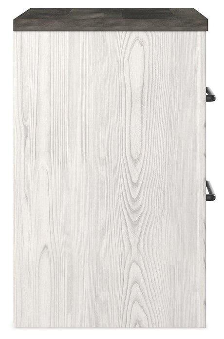 Gerridan White/Gray Nightstand - Ella Furniture