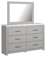 Cottonburg Light Gray/white Dresser And Mirror - Ella Furniture