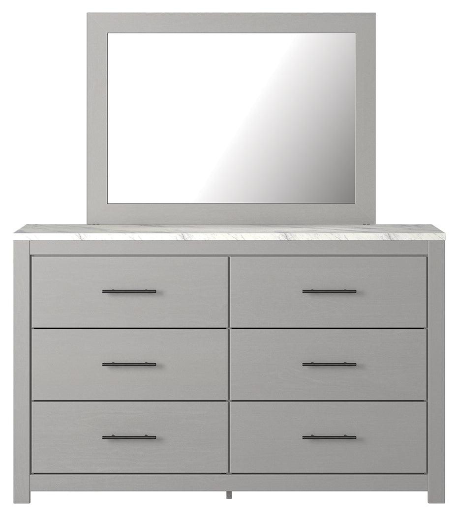 Cottonburg Light Gray/white Dresser And Mirror