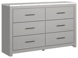 Cottonburg Light Gray/white Dresser And Mirror - Ella Furniture