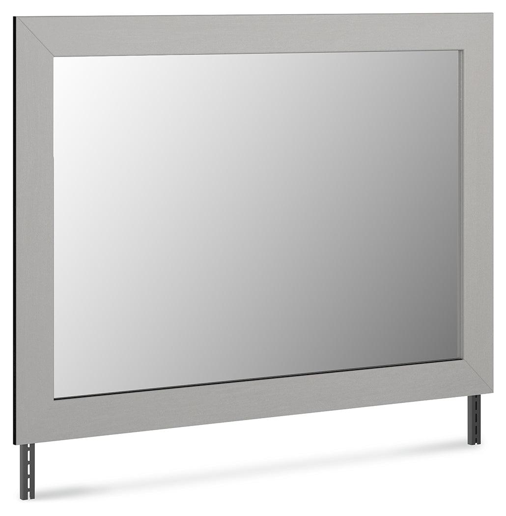 Cottonburg Light Gray/white Bedroom Mirror - Ella Furniture