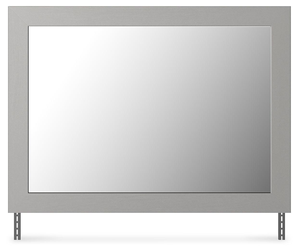 Cottonburg Light Gray/white Bedroom Mirror - Ella Furniture