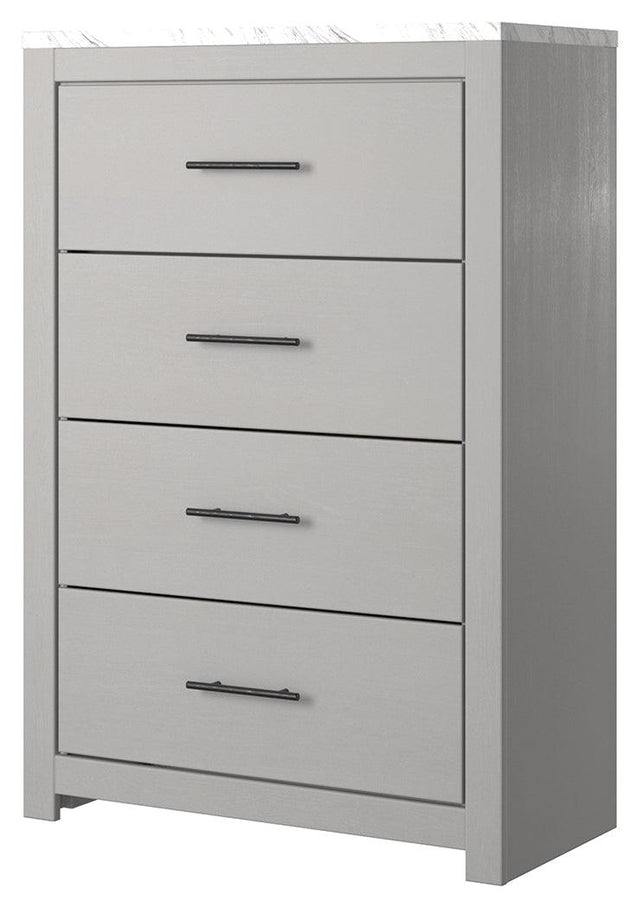 Cottonburg Light Gray/white Chest Of Drawers - Ella Furniture