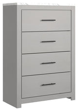 Cottonburg Light Gray/white Chest Of Drawers - Ella Furniture