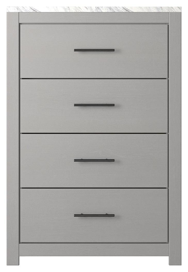 Cottonburg Light Gray/white Chest Of Drawers - Ella Furniture