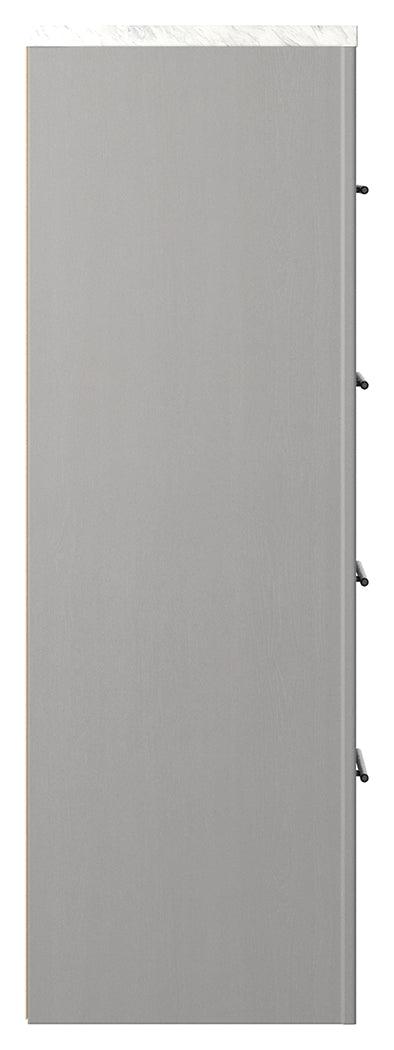 Cottonburg Light Gray/white Chest Of Drawers - Ella Furniture