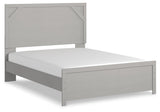 Cottonburg Light Gray/white Queen Panel Bed B1192B2 - Ella Furniture