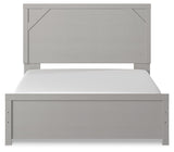 Cottonburg Light Gray/white Queen Panel Bed B1192B2 - Ella Furniture