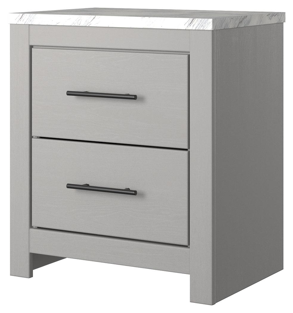 Cottonburg Light Gray/white Nightstand - Ella Furniture