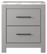 Cottonburg Light Gray/white Nightstand - Ella Furniture