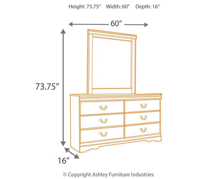 Huey Vineyard Black Dresser And Mirror - Ella Furniture