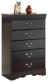 Huey Vineyard Black Chest Of Drawers - Ella Furniture