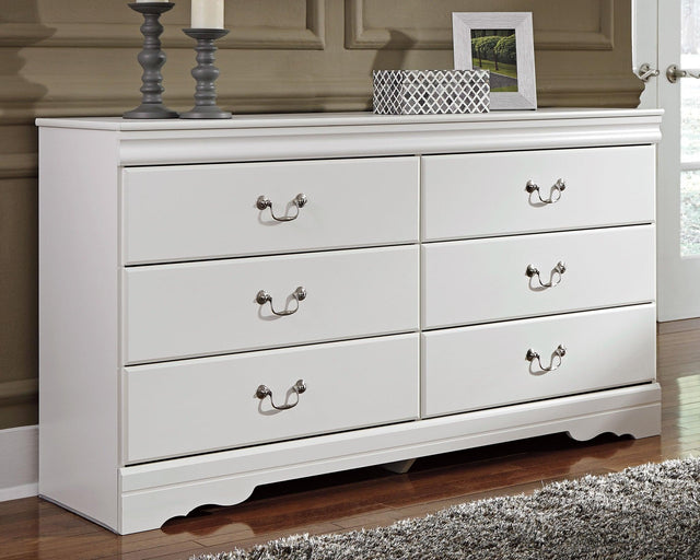 Anarasia White Dresser - Ella Furniture