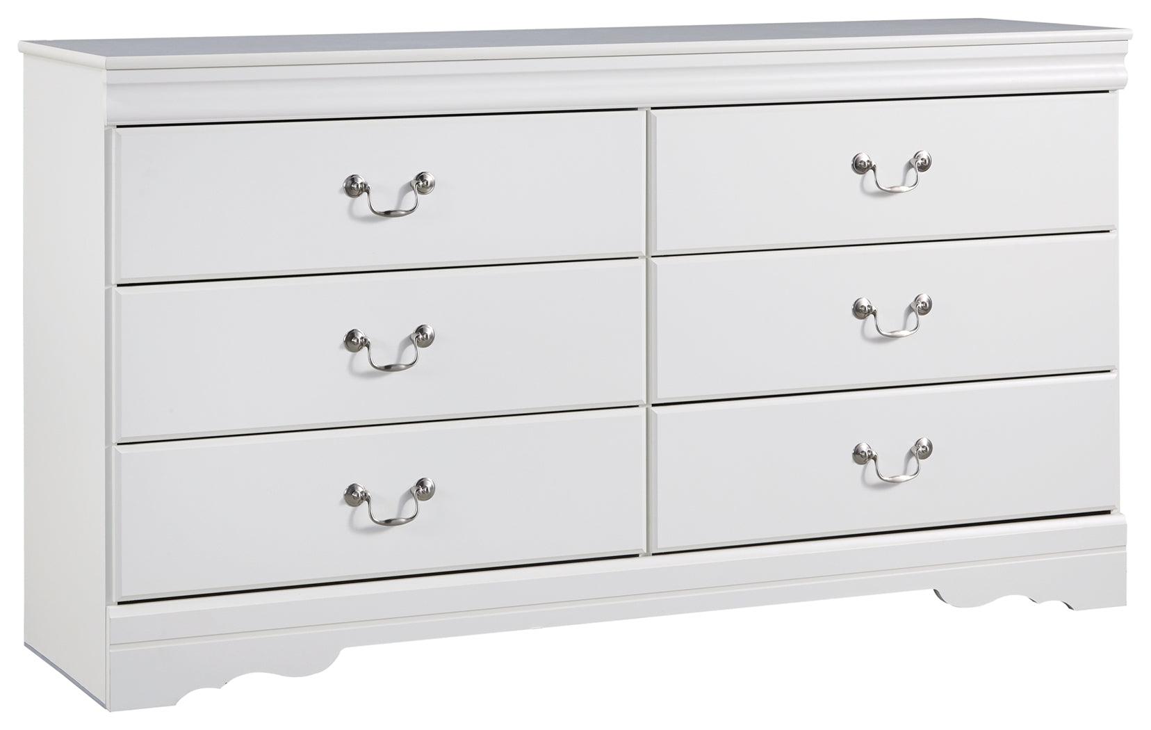 Anarasia White Dresser - Ella Furniture