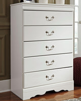 Anarasia White Chest Of Drawers - Ella Furniture