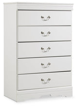 Anarasia White Chest Of Drawers - Ella Furniture