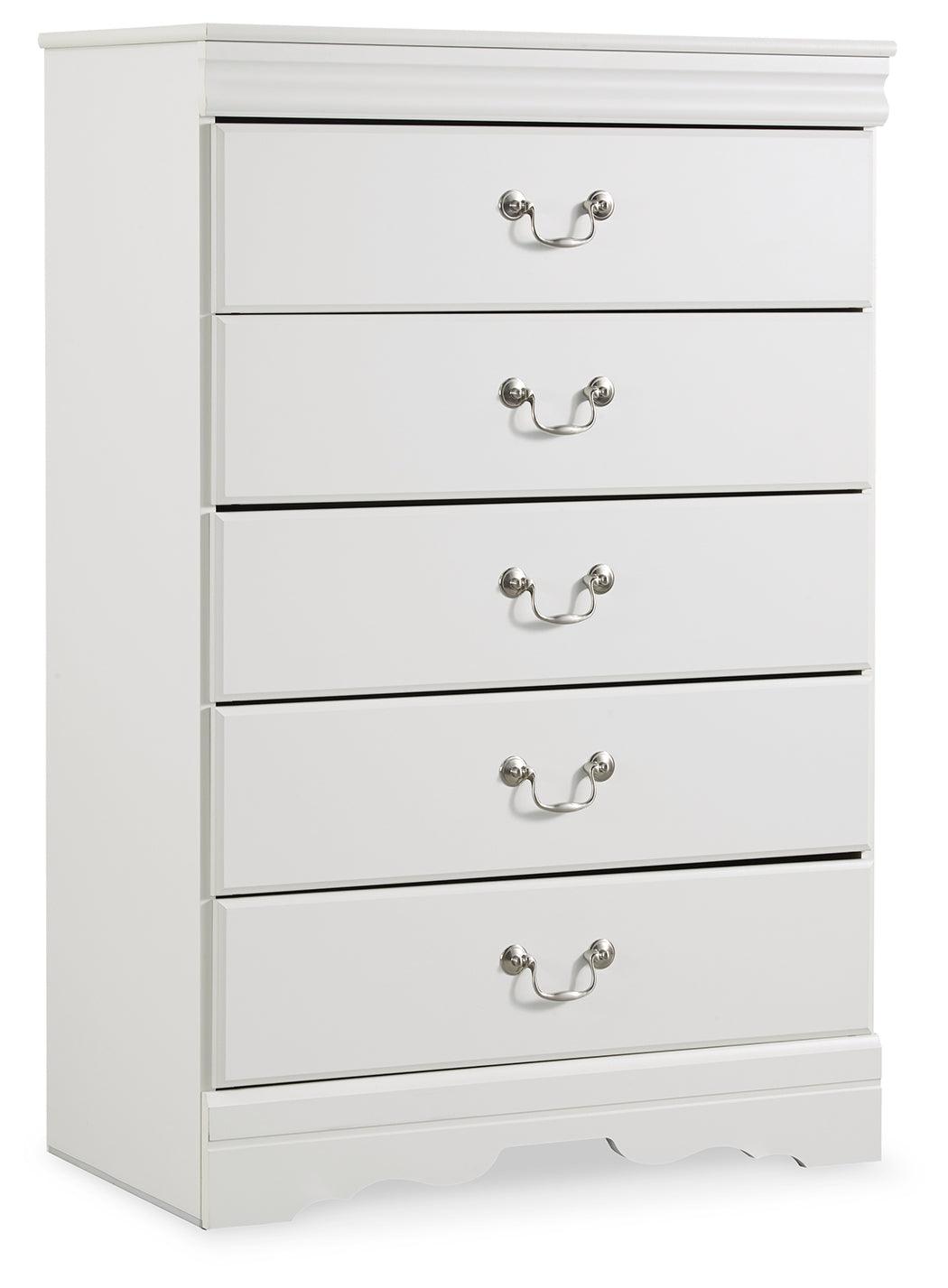 Anarasia White Chest Of Drawers - Ella Furniture