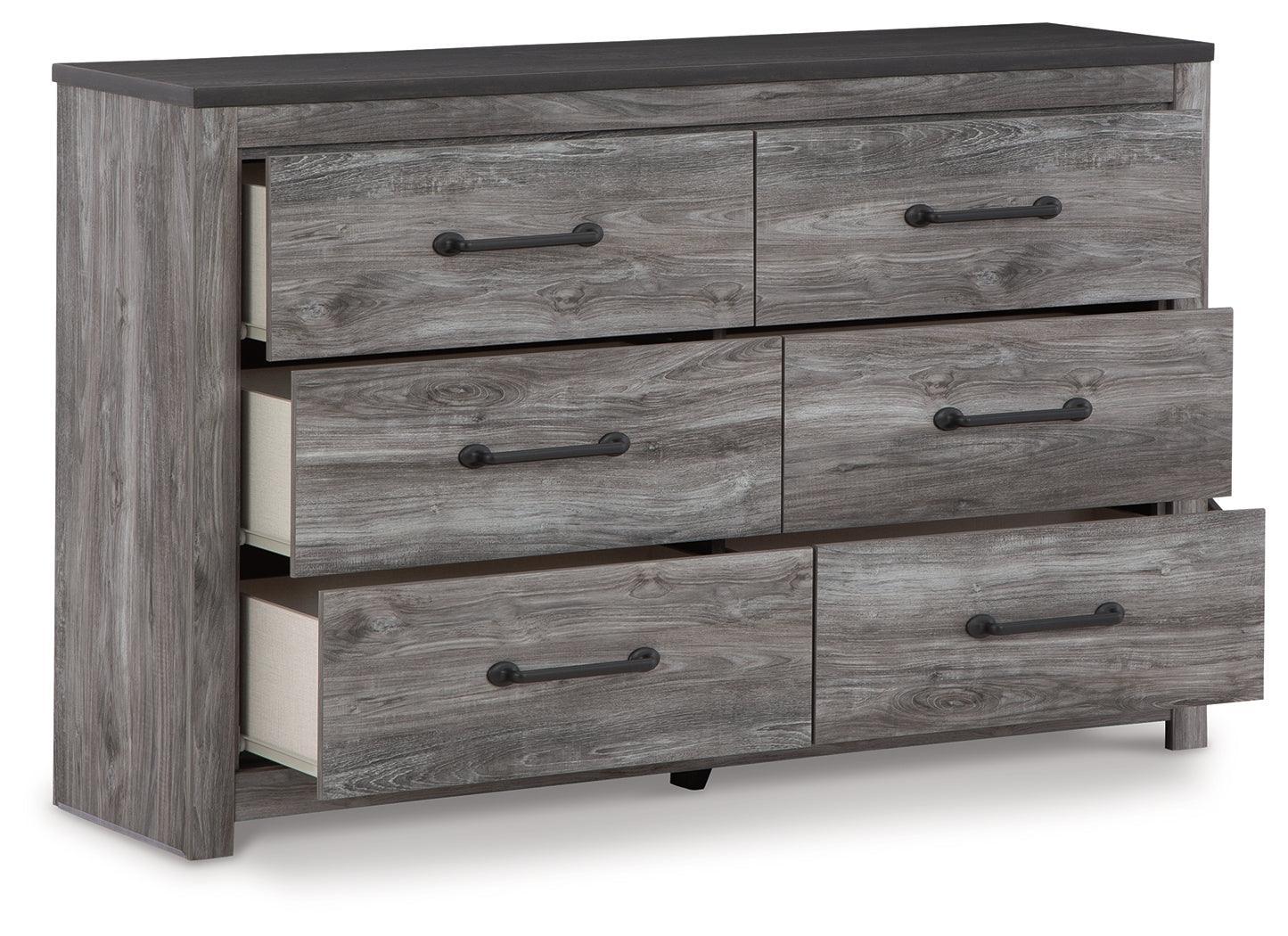 Bronyan Dark Gray Dresser - Ella Furniture