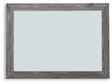 Bronyan Dark Gray Bedroom Mirror - Ella Furniture