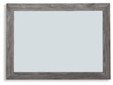 Bronyan Dark Gray Bedroom Mirror - Ella Furniture