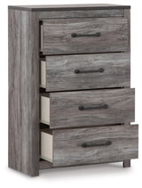 Bronyan Dark Gray Chest Of Drawers - Ella Furniture