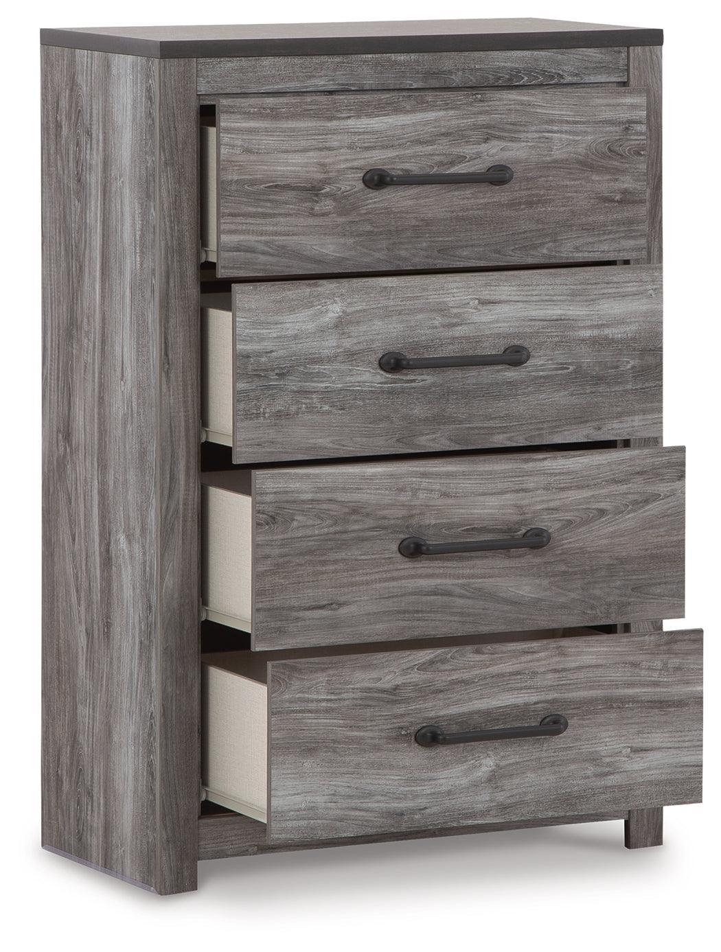 Bronyan Dark Gray Chest Of Drawers - Ella Furniture