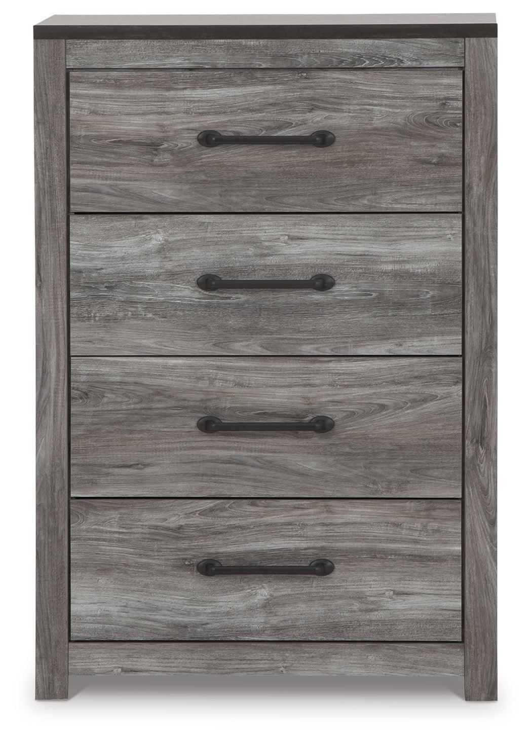 Bronyan Dark Gray Chest Of Drawers - Ella Furniture