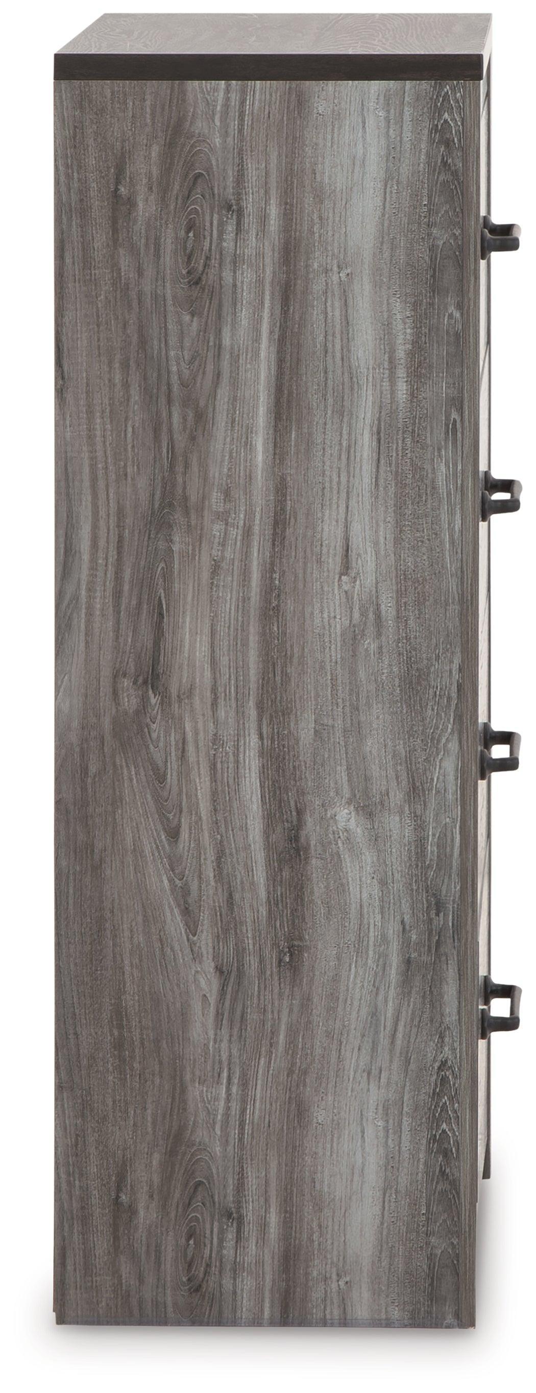 Bronyan Dark Gray Chest Of Drawers - Ella Furniture
