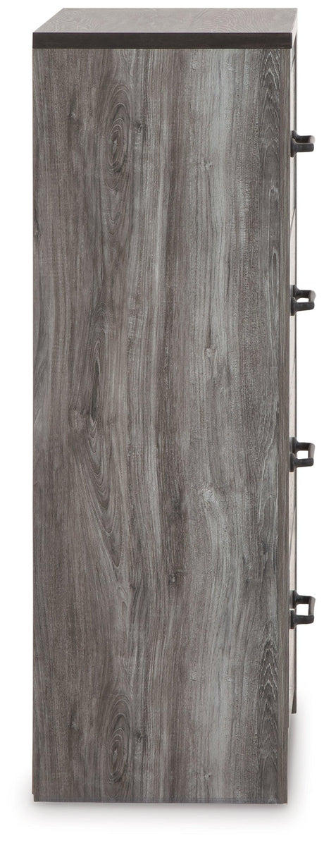 Bronyan Dark Gray Chest Of Drawers - Ella Furniture