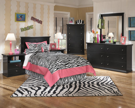 Maribel Black Dresser - Ella Furniture