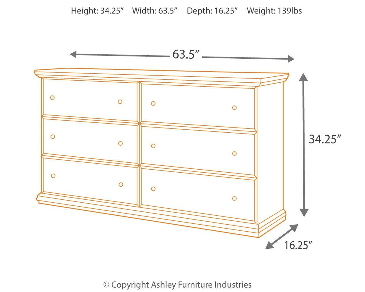 Maribel Black Dresser - Ella Furniture