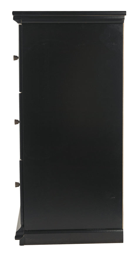 Maribel Black Dresser - Ella Furniture