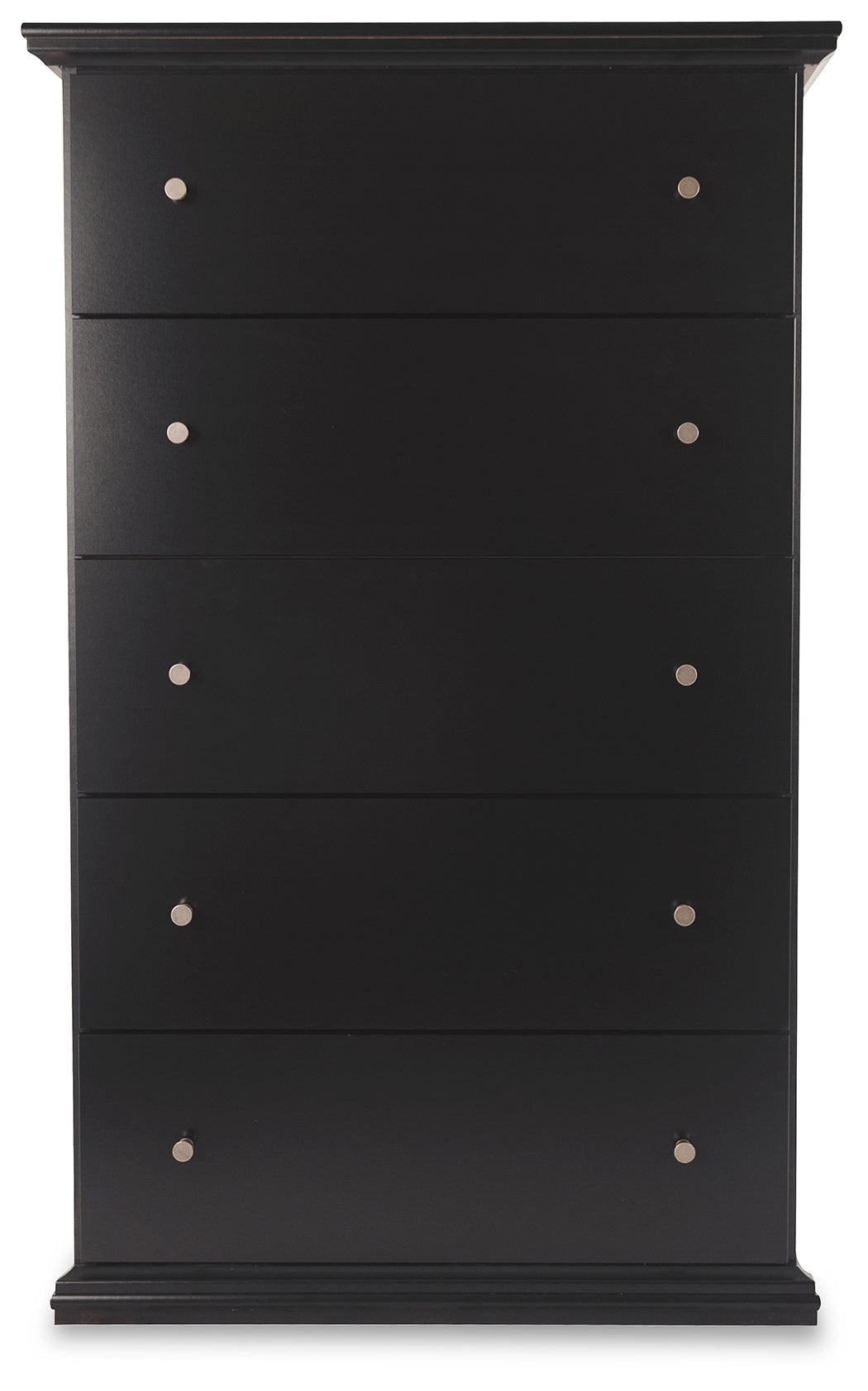 Maribel Black Chest Of Drawers - Ella Furniture