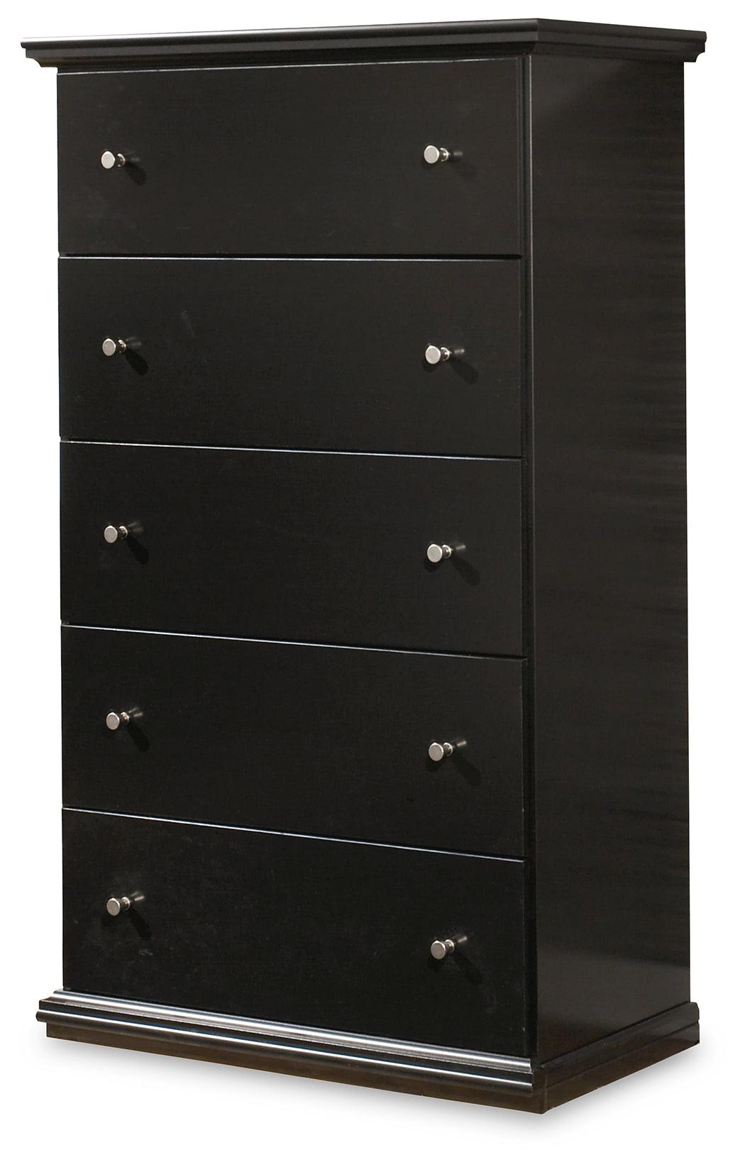 Maribel Black Chest Of Drawers - Ella Furniture