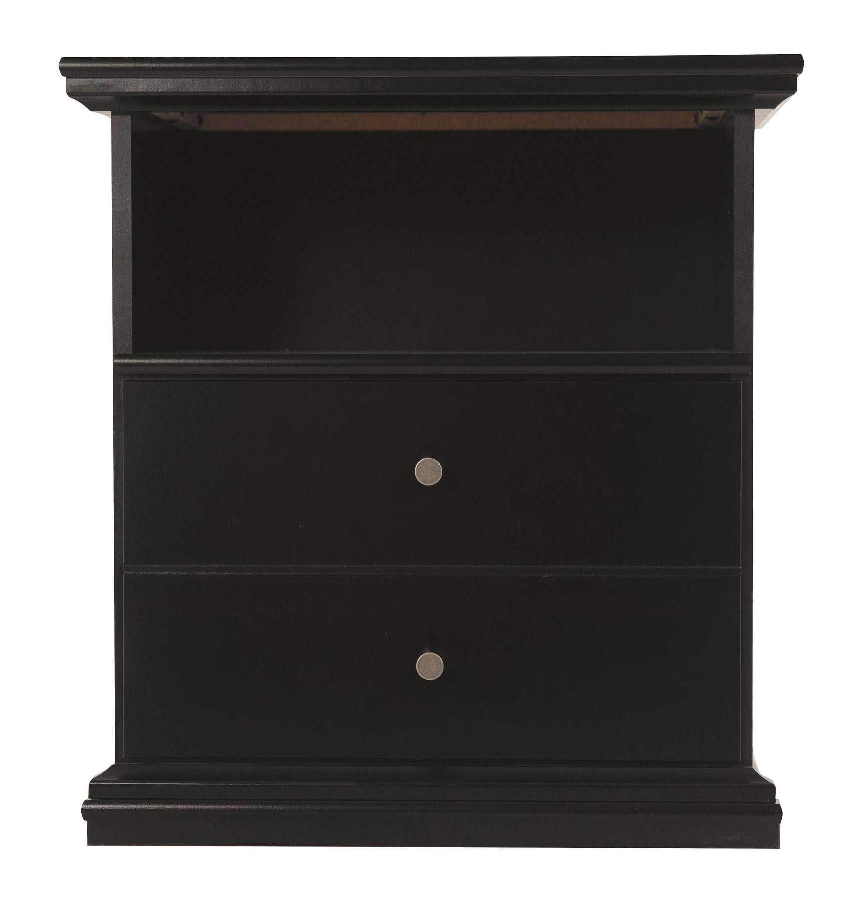 Maribel Black Nightstand - Ella Furniture