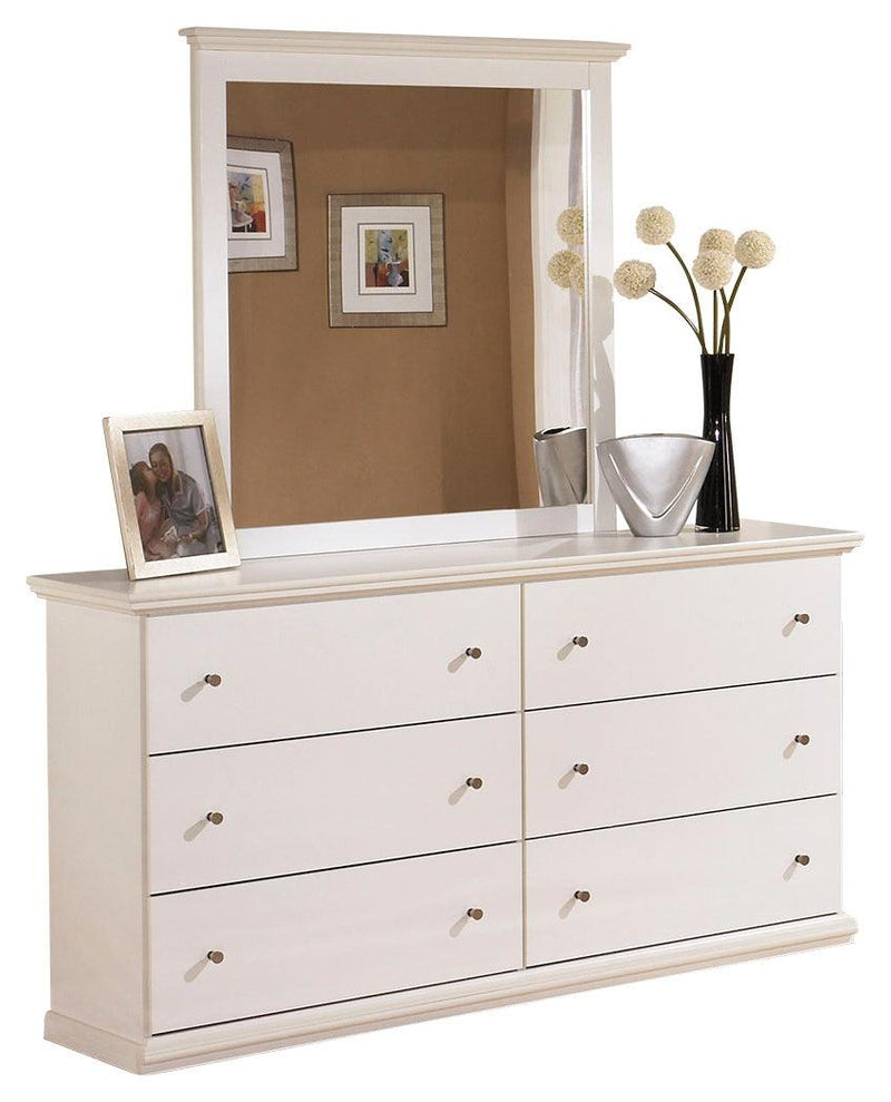 Bostwick Shoals White Dresser And Mirror - Ella Furniture
