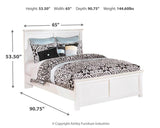 Bostwick Shoals White Queen Panel Bed - Ella Furniture