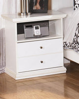 Bostwick Shoals White Nightstand - Ella Furniture